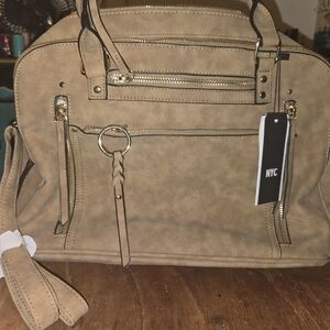 NYC Women's Satchel in Classic Tan